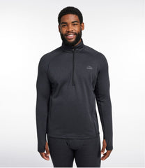 Men's Midweight Base Layer Crew Top, 1/4 Zip | L.L.Bean