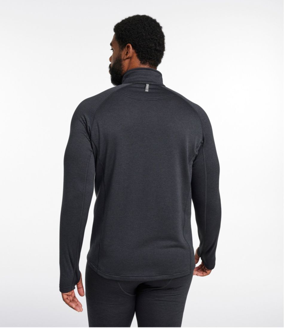 Men's Midweight Base Layer Crew Top, 1/4 Zip | L.L.Bean