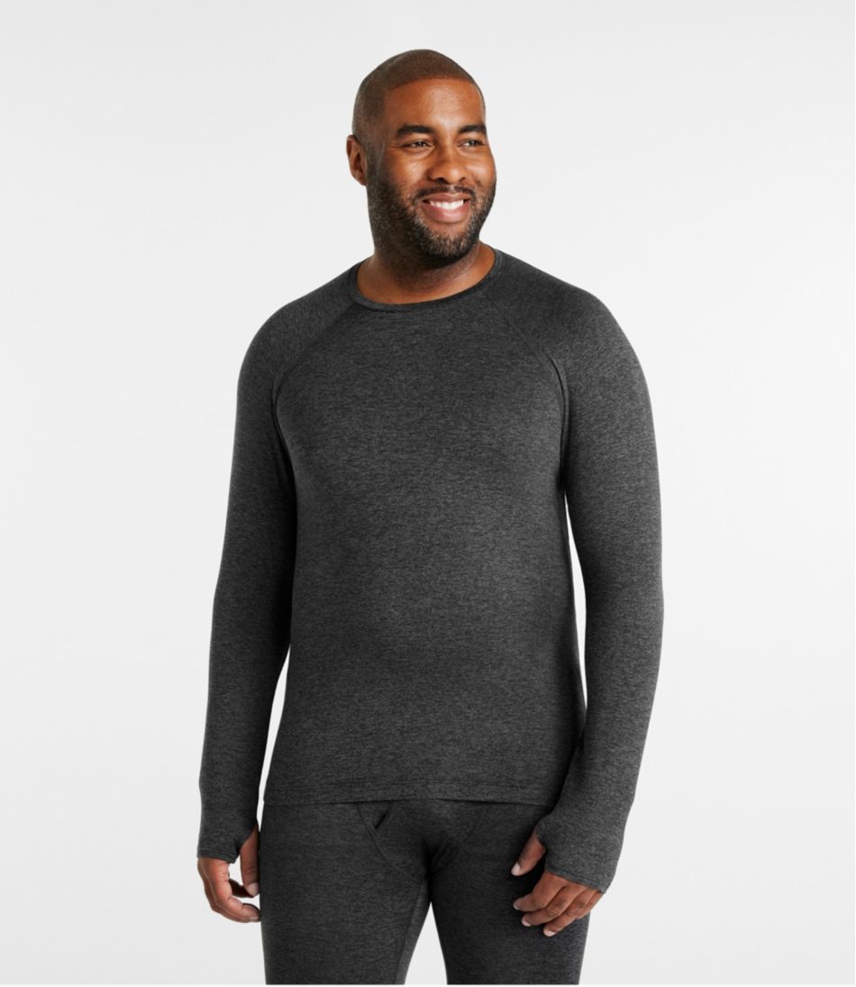 Men's Simple Soft Base Layer, Crew | L.L.Bean