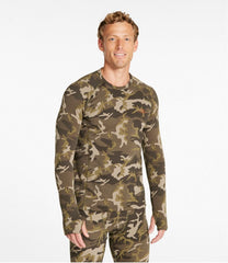 Men's Heavyweight Base Layer Crew Top, Print | L.L.Bean