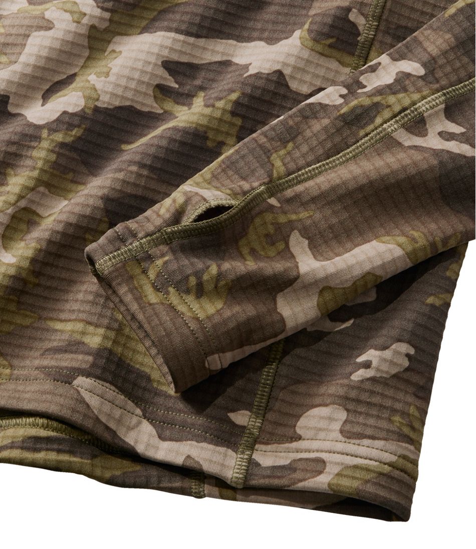 Men's Heavyweight Base Layer Crew Top, Print | L.L.Bean