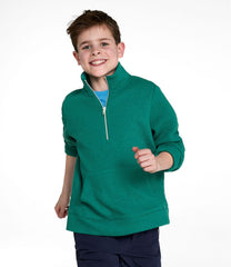 Kids' Ridgeknit Pullover, Glow-in-the-Dark Quarter-Zip | L.L.Bean