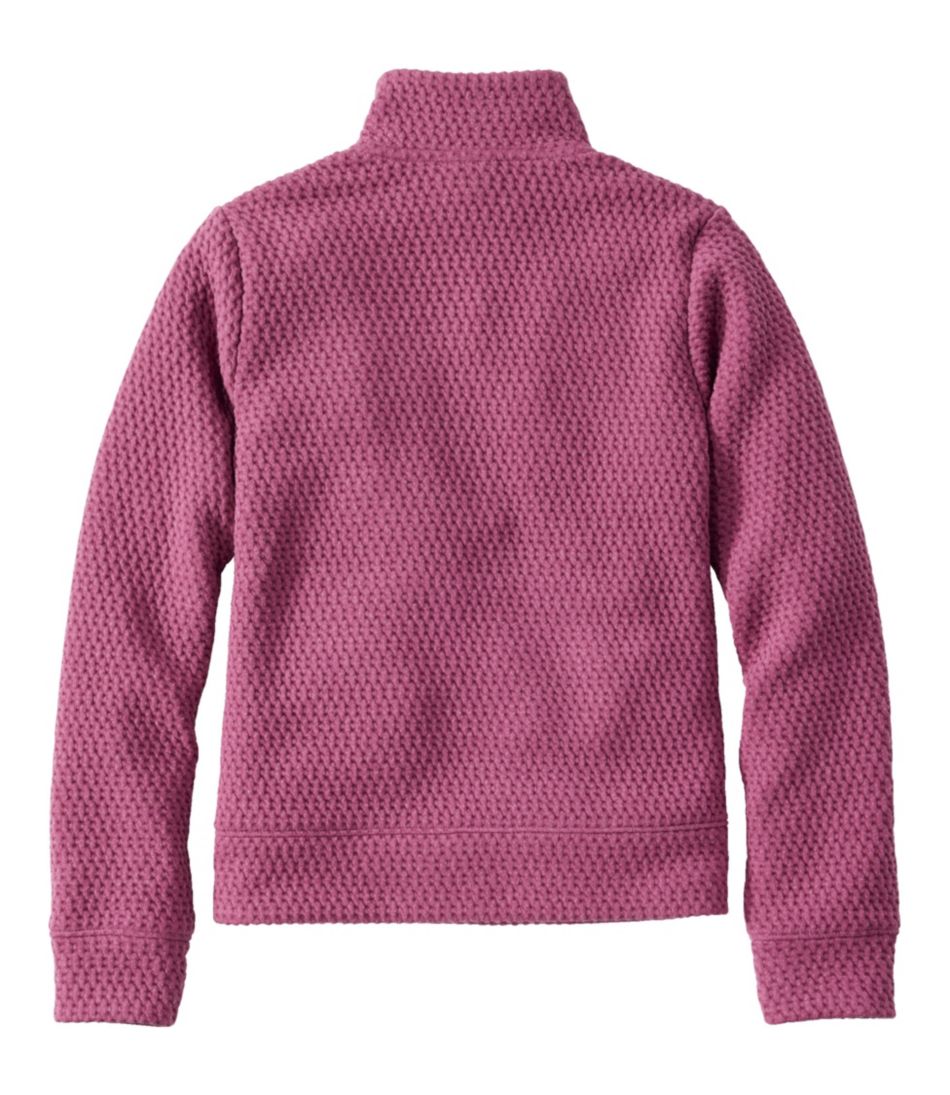 Kids' Ridgeknit Pullover, Glow-in-the-Dark Quarter-Zip | L.L.Bean