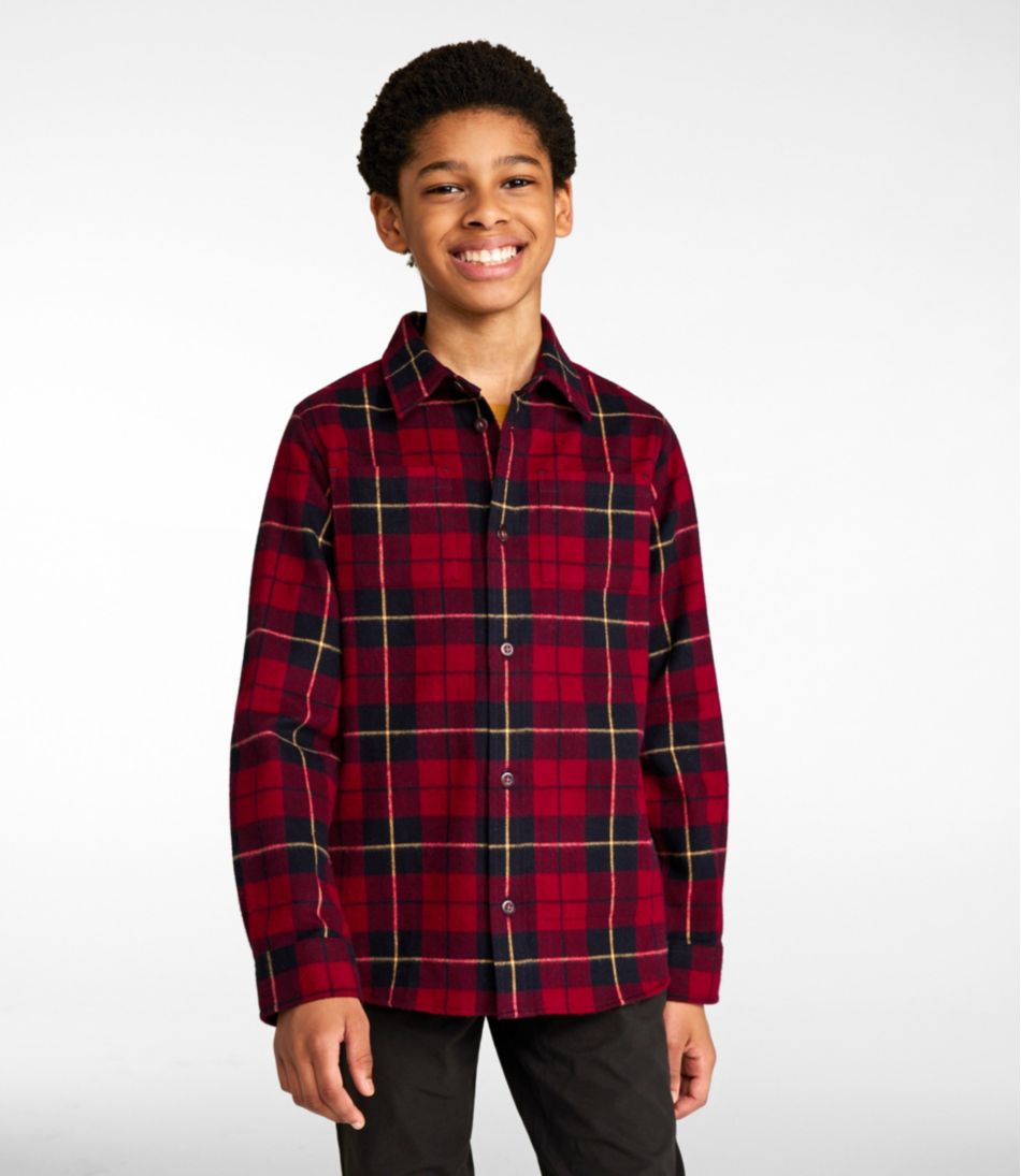Kids' Scotch Plaid Flannel Shirt | L.L.Bean