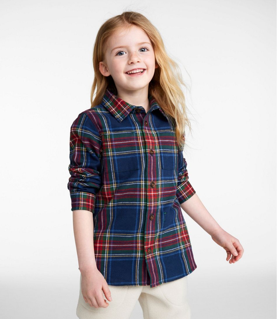 Kids' Scotch Plaid Flannel Shirt | L.L.Bean
