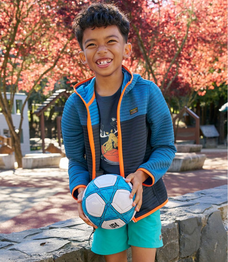 Kids' Airlight Full-Zip Hoodie, Colorblock | L.L.Bean