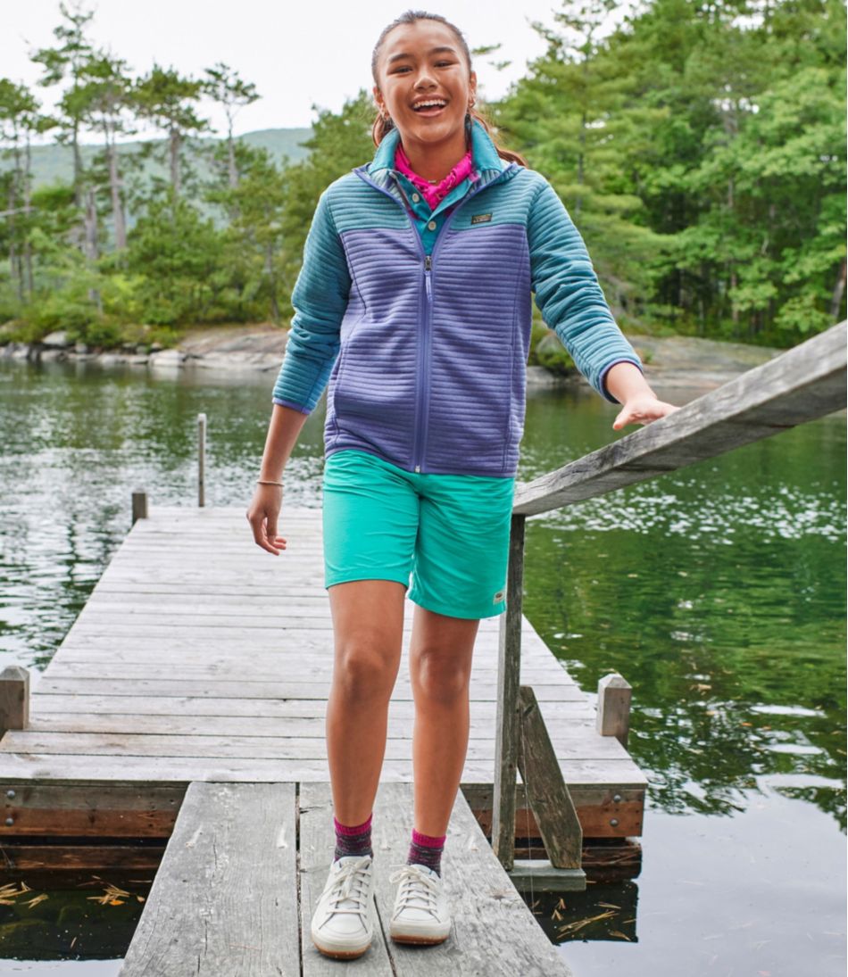 Kids' Airlight Full-Zip Hoodie, Colorblock | L.L.Bean