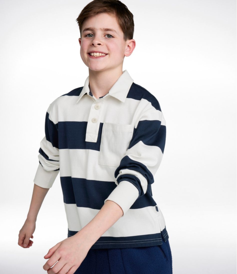 Kids' Striped Rugby Shirt | L.L.Bean