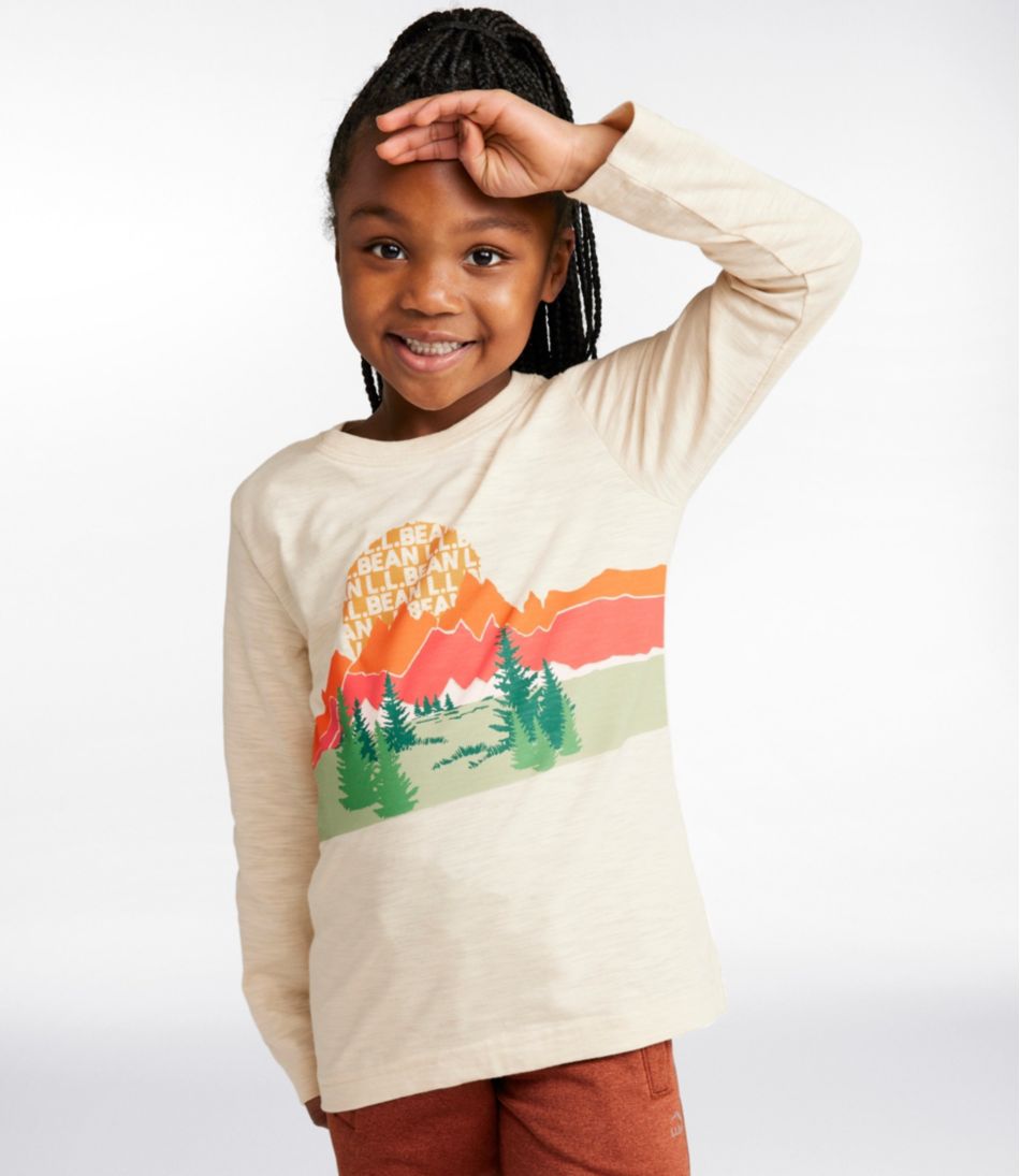 Kids' Graphic Tee, Long-Sleeve Glow-in-the-Dark | L.L.Bean