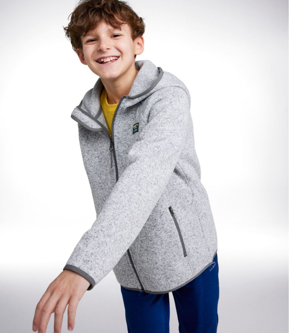 Kids' Sweater Fleece, Hooded | L.L.Bean