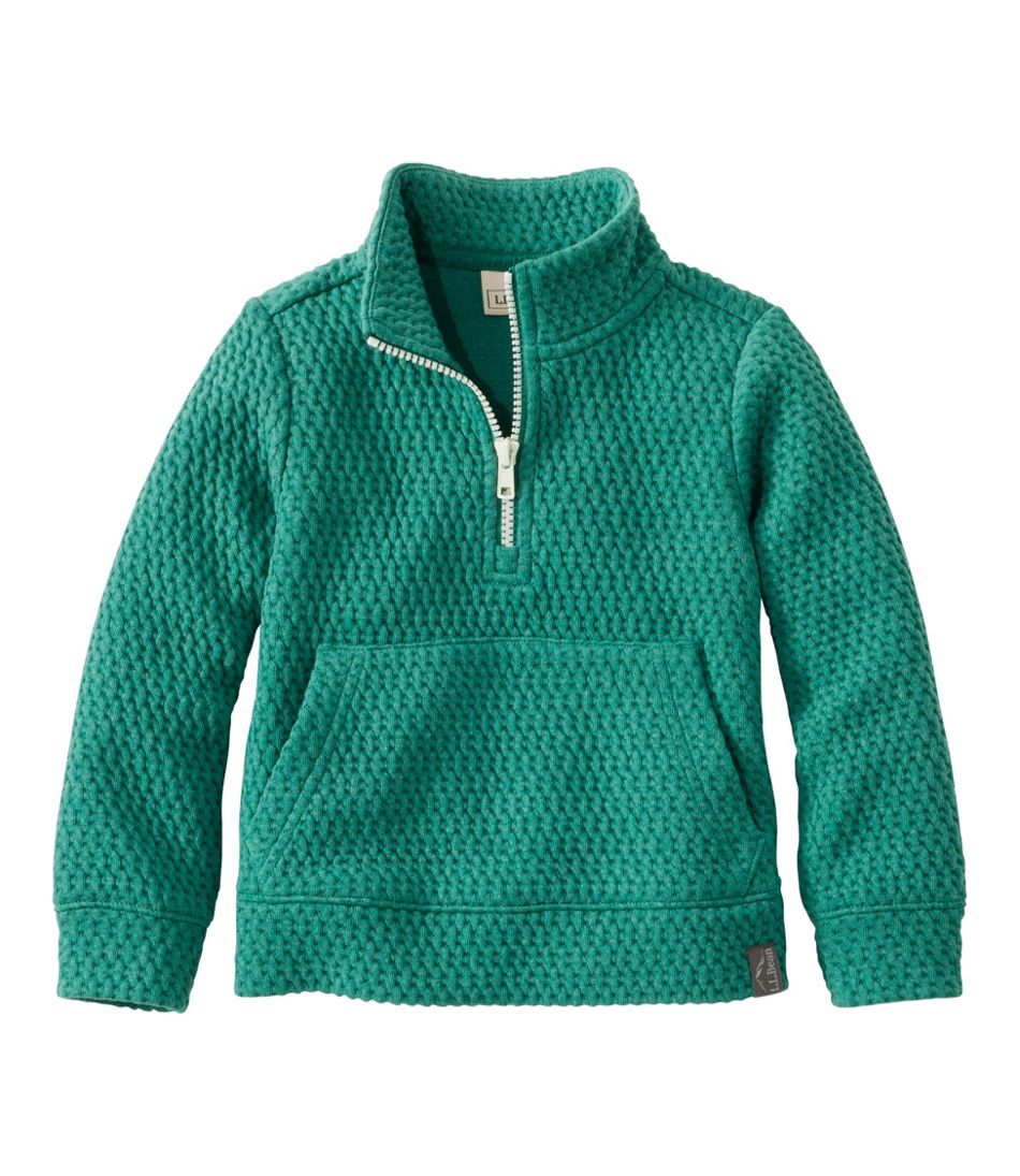 Toddlers' Ridgeknit Pullover, Glow-in-the-Dark Quarter-Zip | L.L.Bean