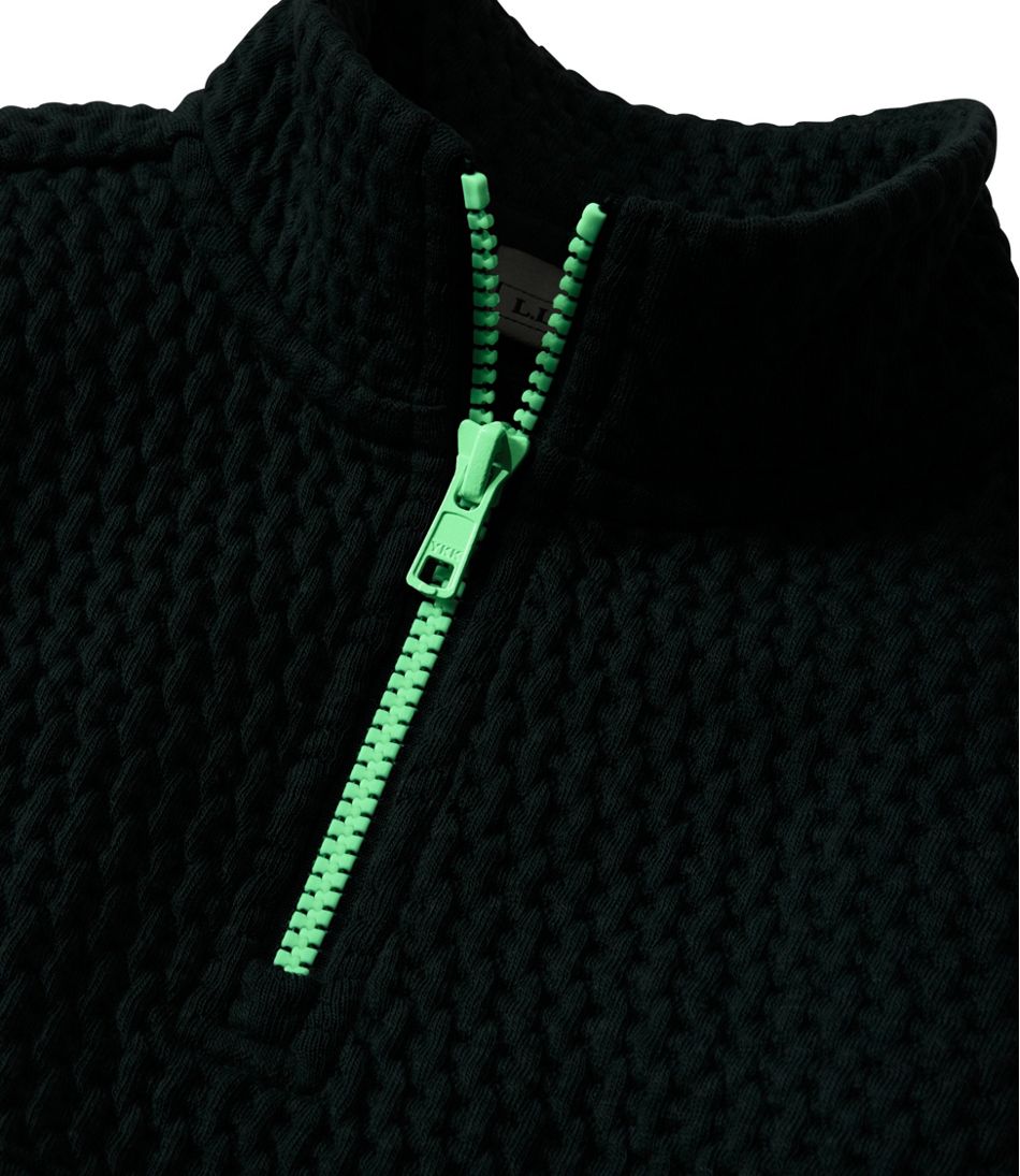 Toddlers' Ridgeknit Pullover, Glow-in-the-Dark Quarter-Zip | L.L.Bean