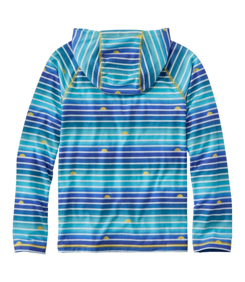 Kids' Everyday SunSmart® Hooded Tee, Long-Sleeve Stripe | L.L.Bean