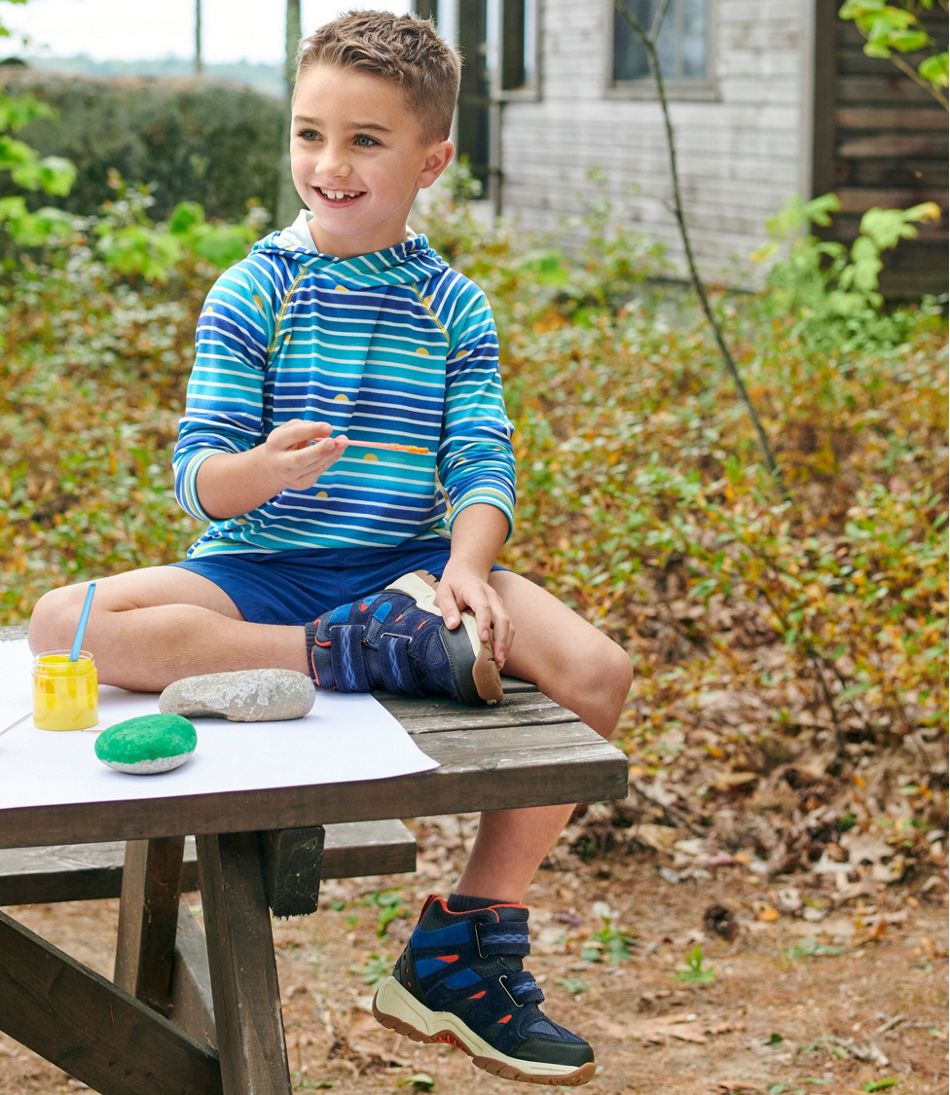 Kids' Everyday SunSmart® Hooded Tee, Long-Sleeve Stripe | L.L.Bean