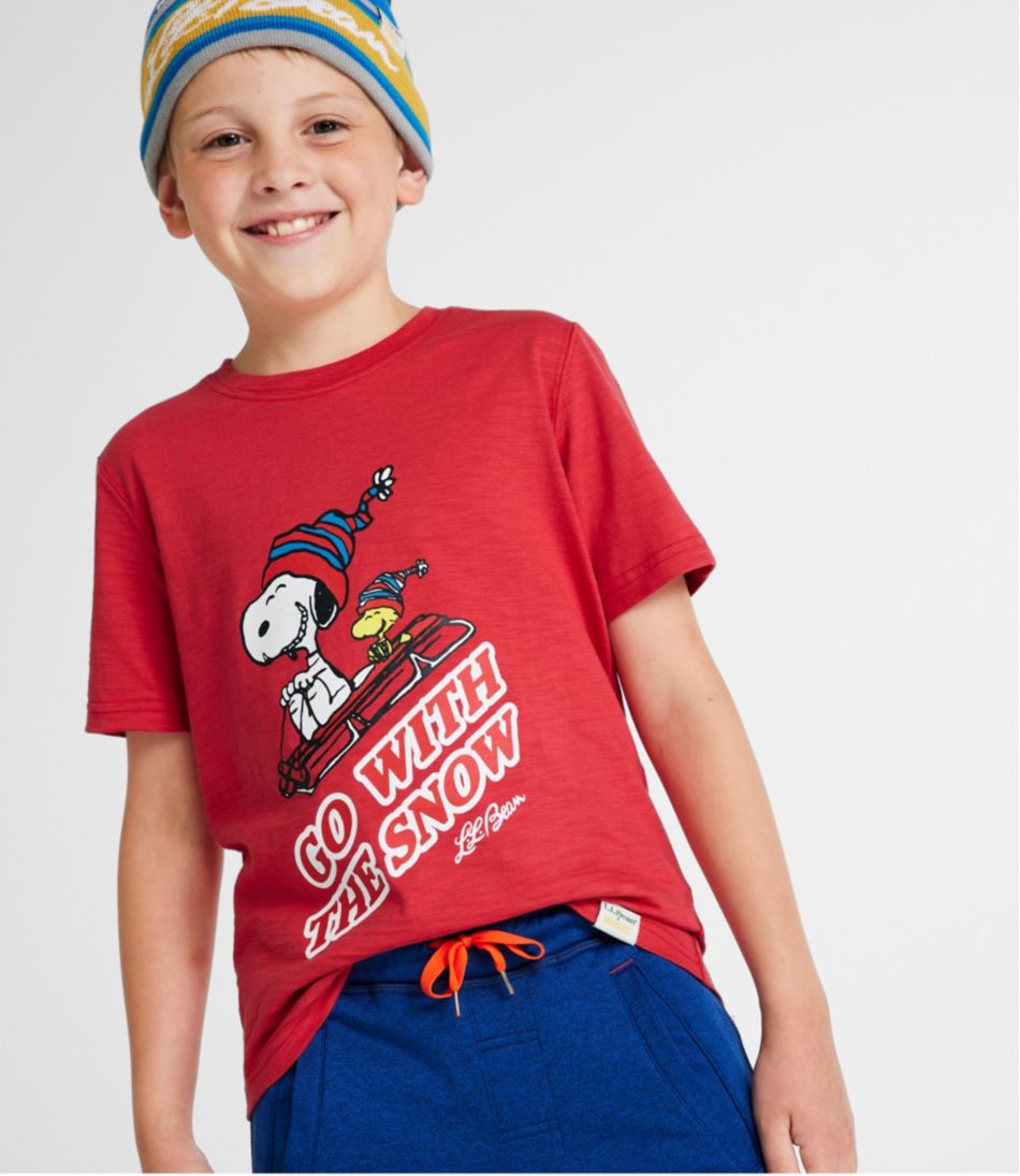 Kids' x Peanuts Short-Sleeve Tee | L.L.Bean