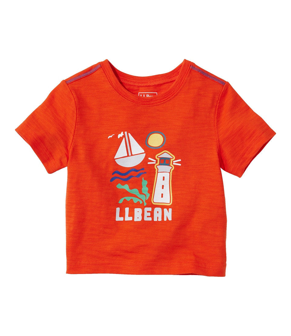 Orange Maine Scene,6-12 Months