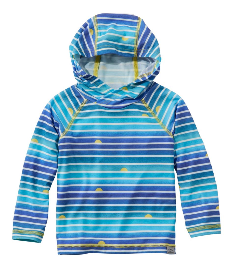 Toddlers' Everyday SunSmart® Hooded Tee, Long-Sleeve Stripe | L.L.Bean