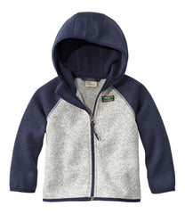 Infants' and Toddlers' Sweater Fleece, Hooded Colorblock | L.L.Bean