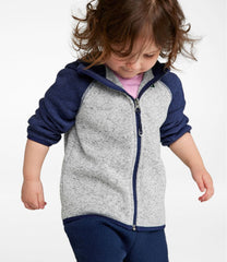 Infants' and Toddlers' Sweater Fleece, Hooded Colorblock | L.L.Bean