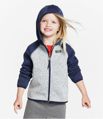 Infants' and Toddlers' Sweater Fleece, Hooded Colorblock | L.L.Bean