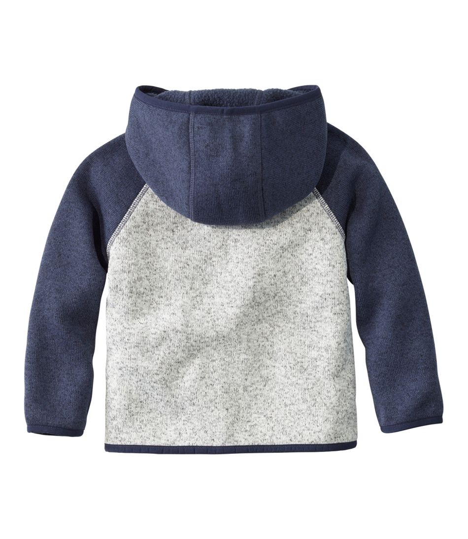 Infants' and Toddlers' Sweater Fleece, Hooded Colorblock | L.L.Bean