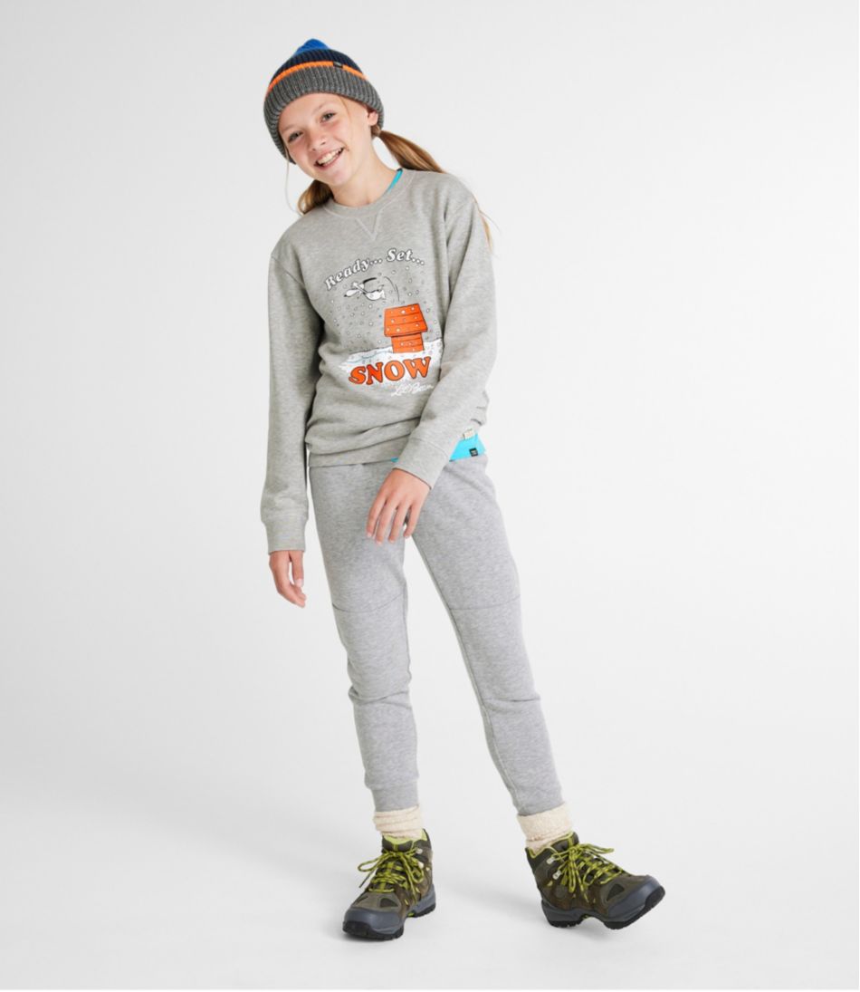 Kids' x Peanuts Crew Sweatshirt | L.L.Bean
