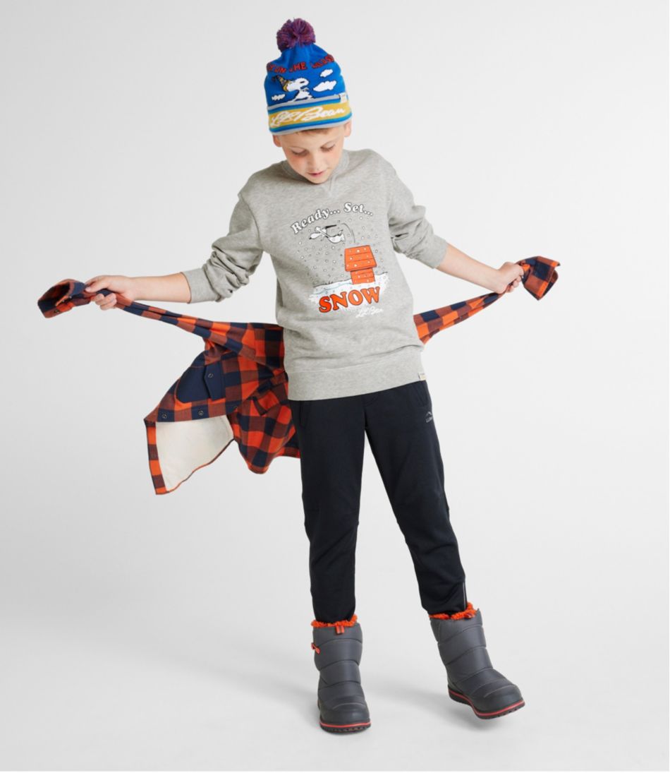 Kids' x Peanuts Crew Sweatshirt | L.L.Bean