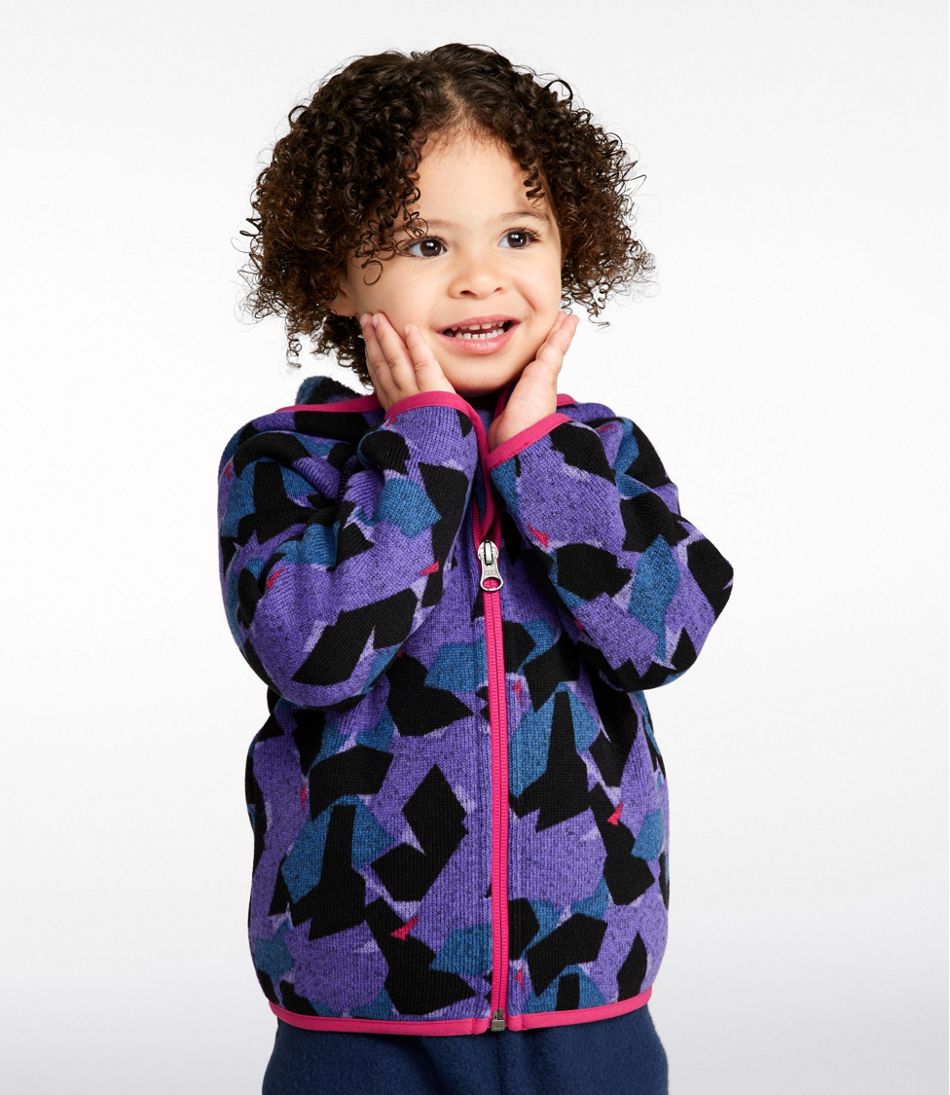 Infants' and Toddlers' Sweater Fleece, Full-Zip Print | L.L.Bean