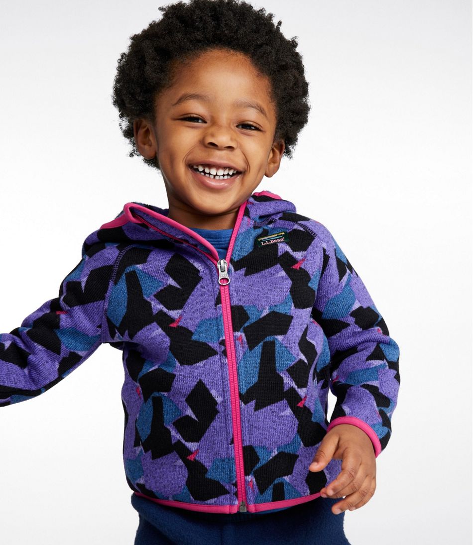 Infants' and Toddlers' Sweater Fleece, Full-Zip Print | L.L.Bean