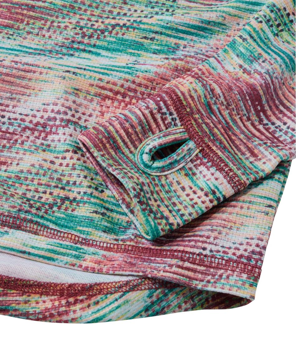 Kids' Wicked Warm Midweight Long Underwear, Top Print | L.L.Bean