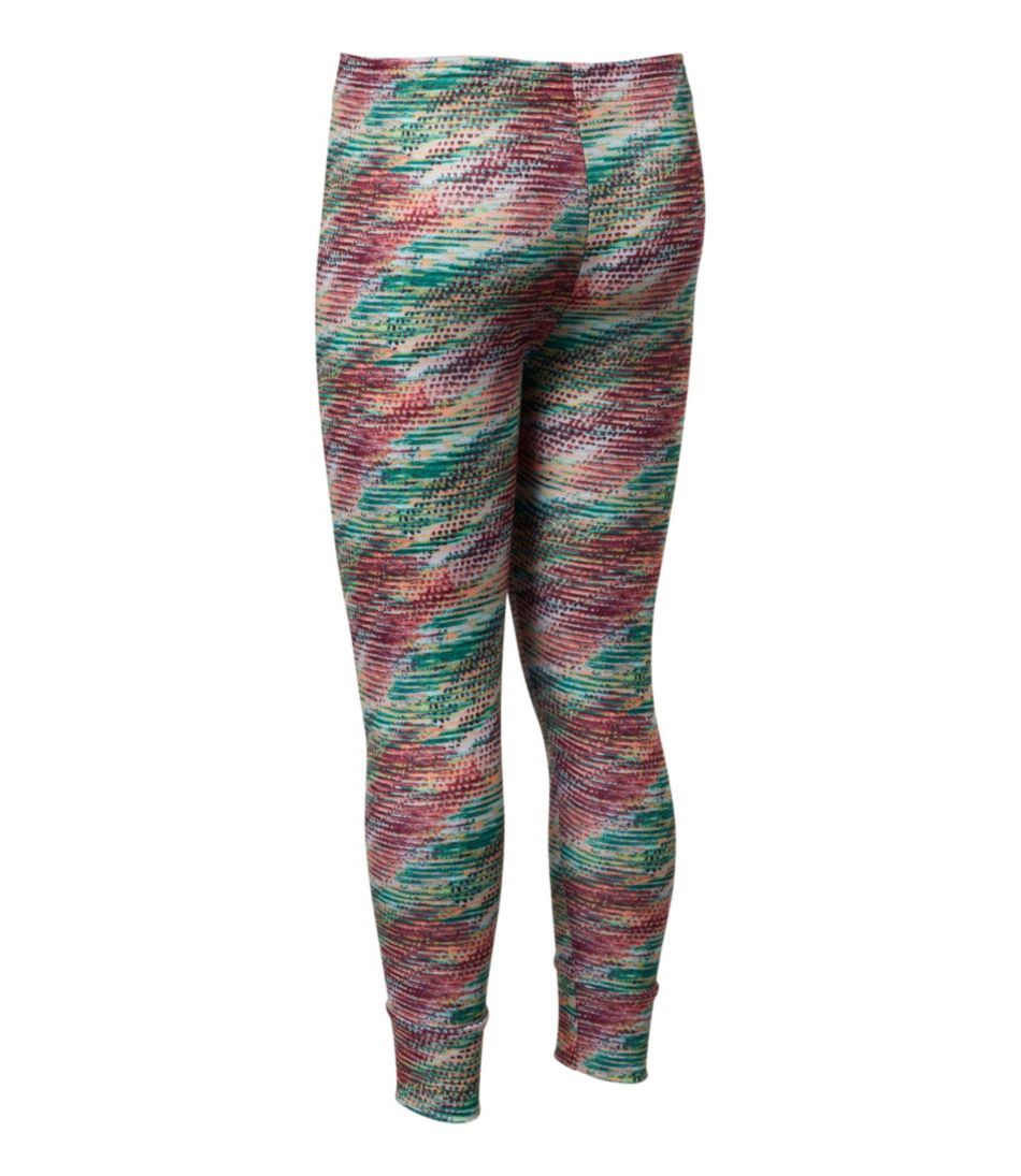 Kids' Wicked Warm Midweight Long Underwear, Pants Print | L.L.Bean