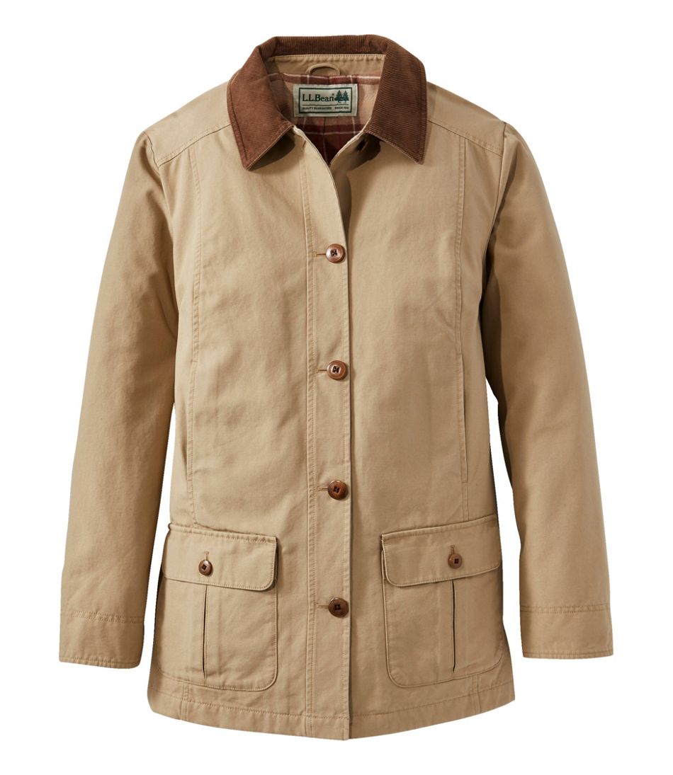Women's Adirondack Barn Coat, Flannel-Lined | L.L.Bean