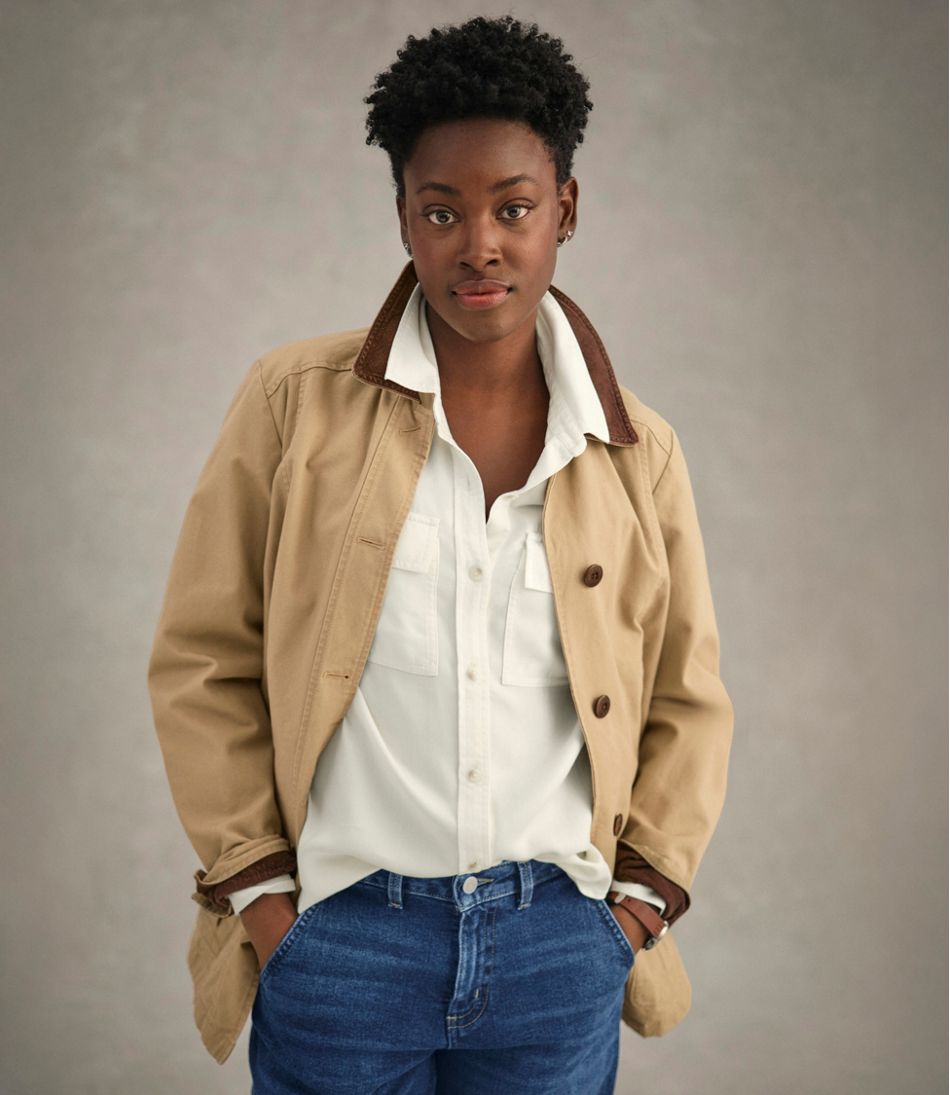 Women's Adirondack Barn Coat, Flannel-Lined | L.L.Bean