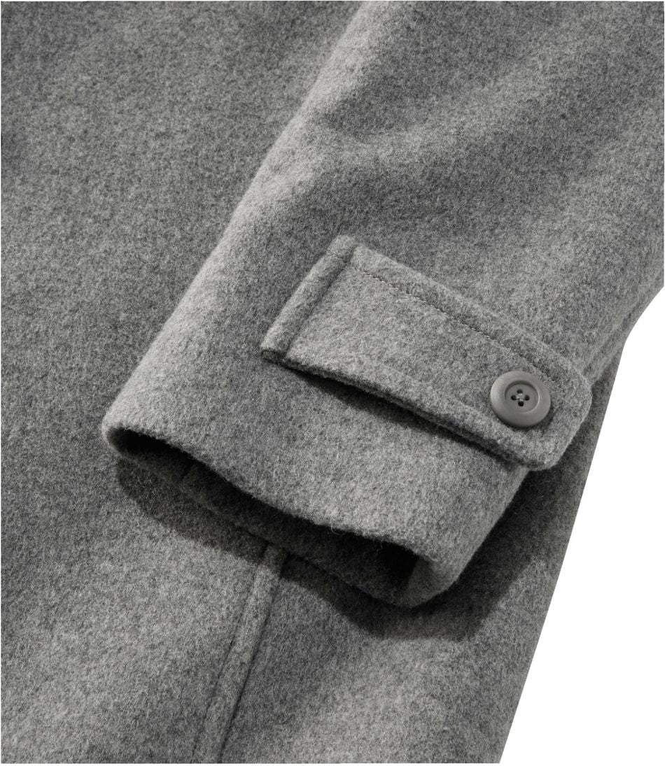 Women's Classic Lambswool Polo Coat, Three-Quarter Length | L.L.Bean