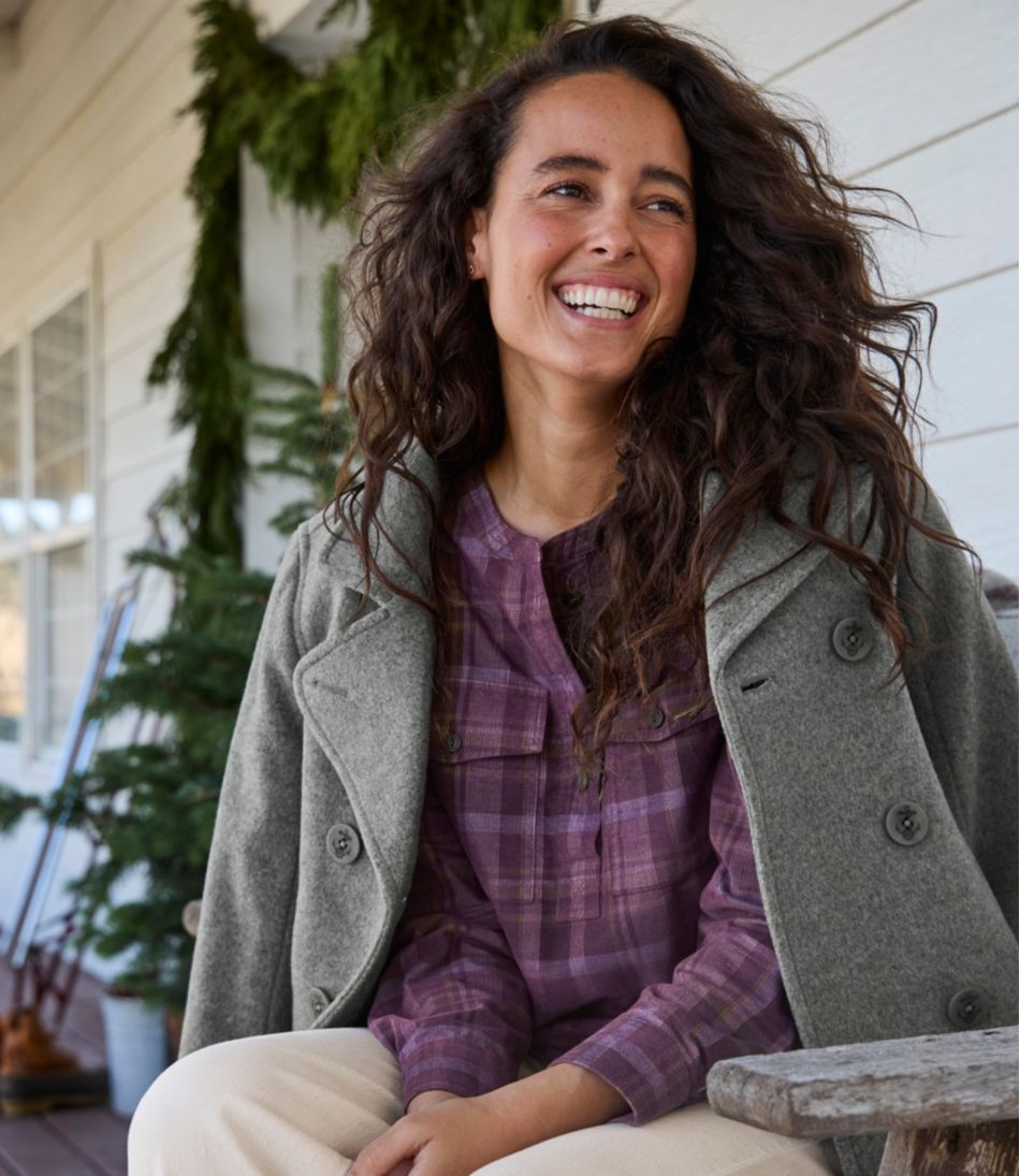 Women's Classic Lambswool Peacoat | L.L.Bean