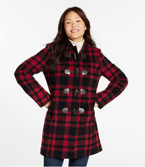 Women's Classic Lambswool Duffel Coat, Pattern | L.L.Bean