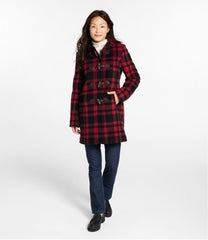 Women's Classic Lambswool Duffel Coat, Pattern | L.L.Bean