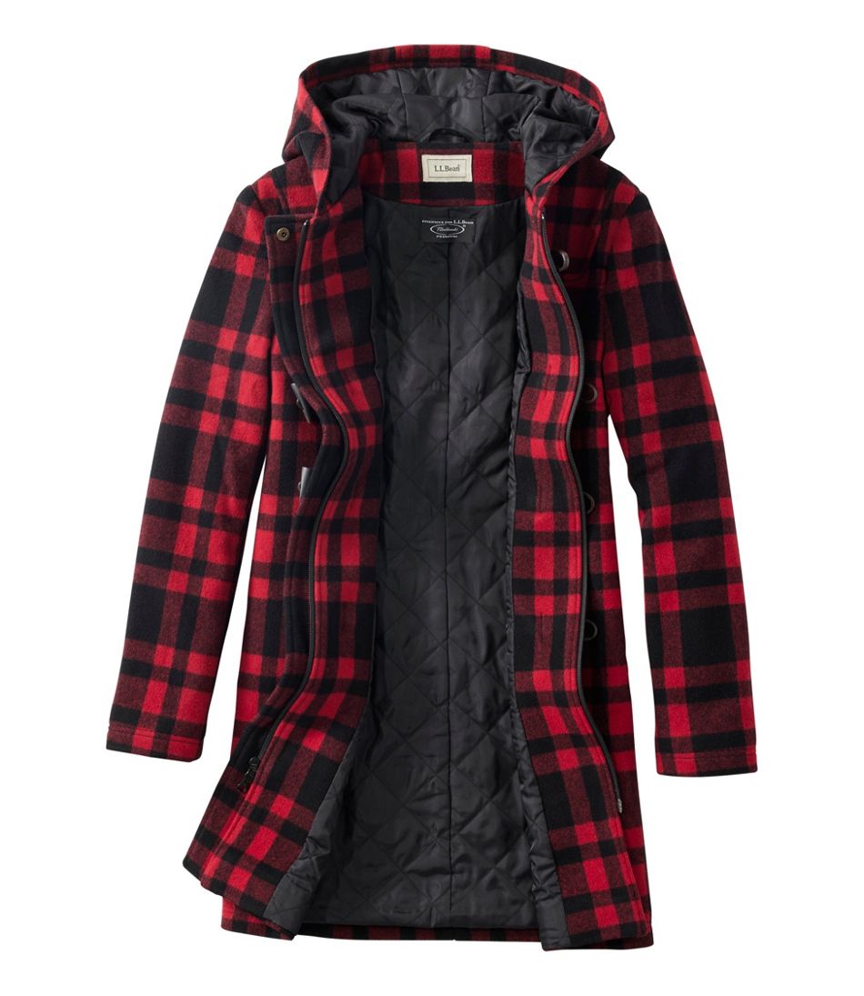 Women's Classic Lambswool Duffel Coat, Pattern | L.L.Bean