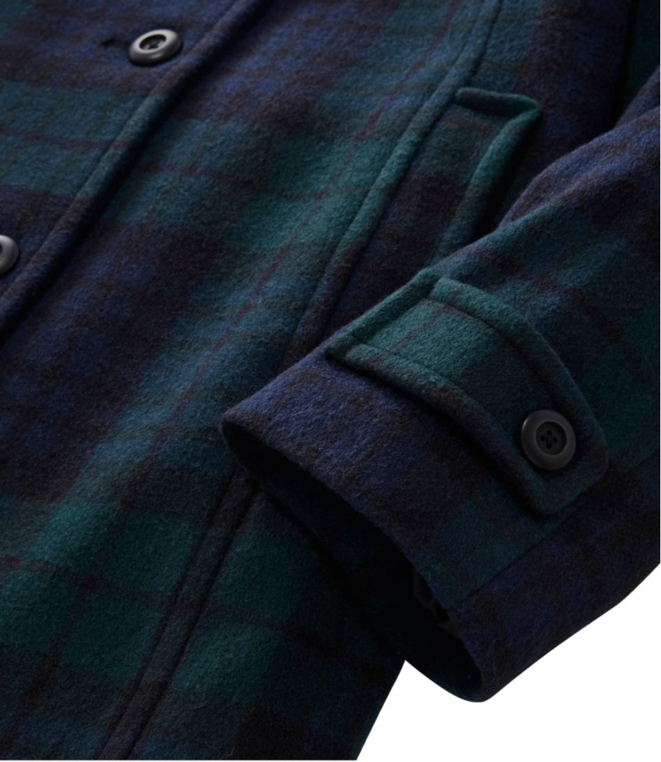 Women's Classic Lambswool Polo Coat, Three-Quarter, Pattern | L.L.Bean