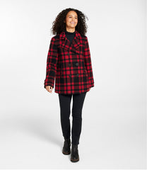 Women's Classic Lambswool Peacoat, Pattern | L.L.Bean