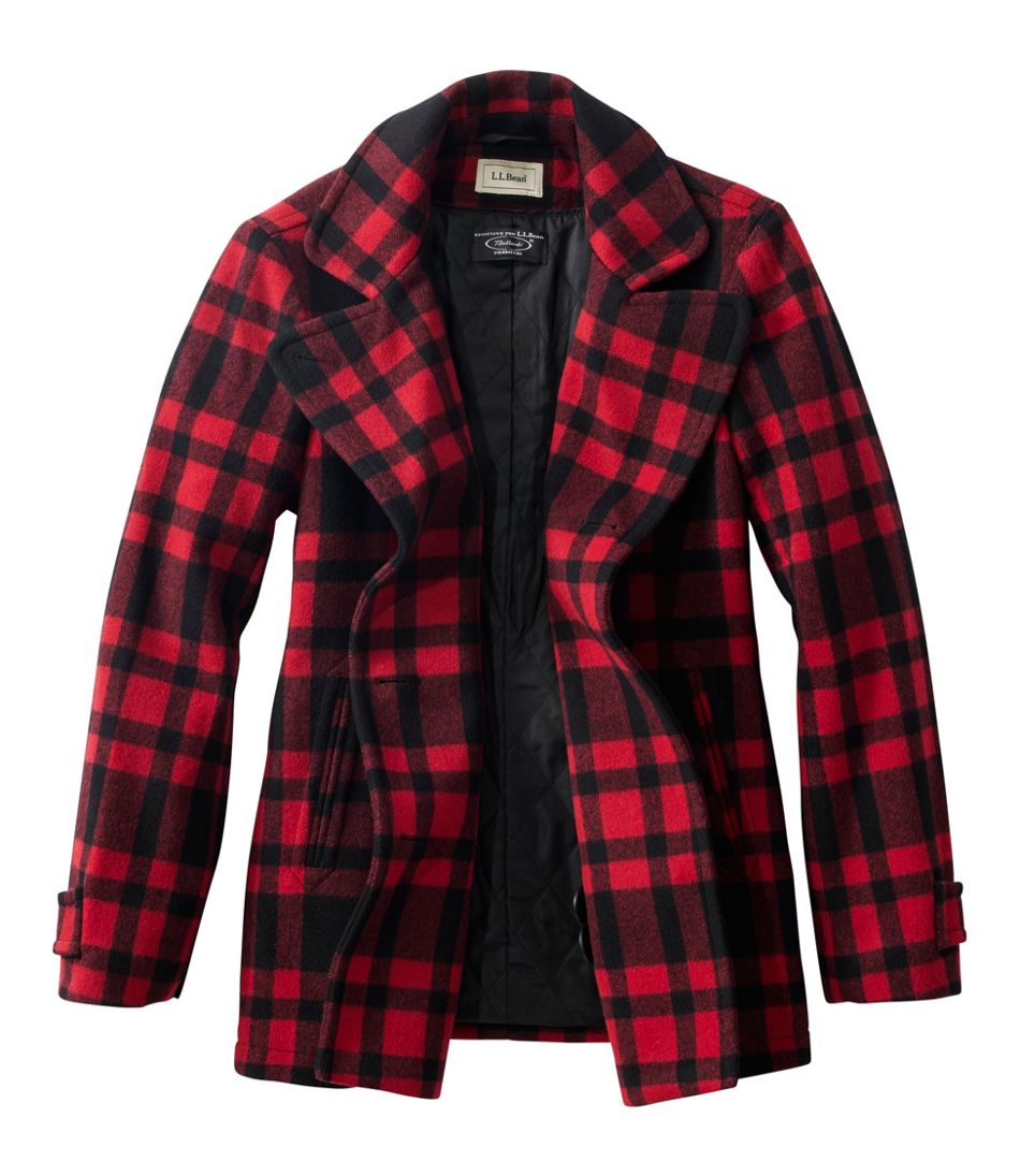 Women's Classic Lambswool Peacoat, Pattern | L.L.Bean
