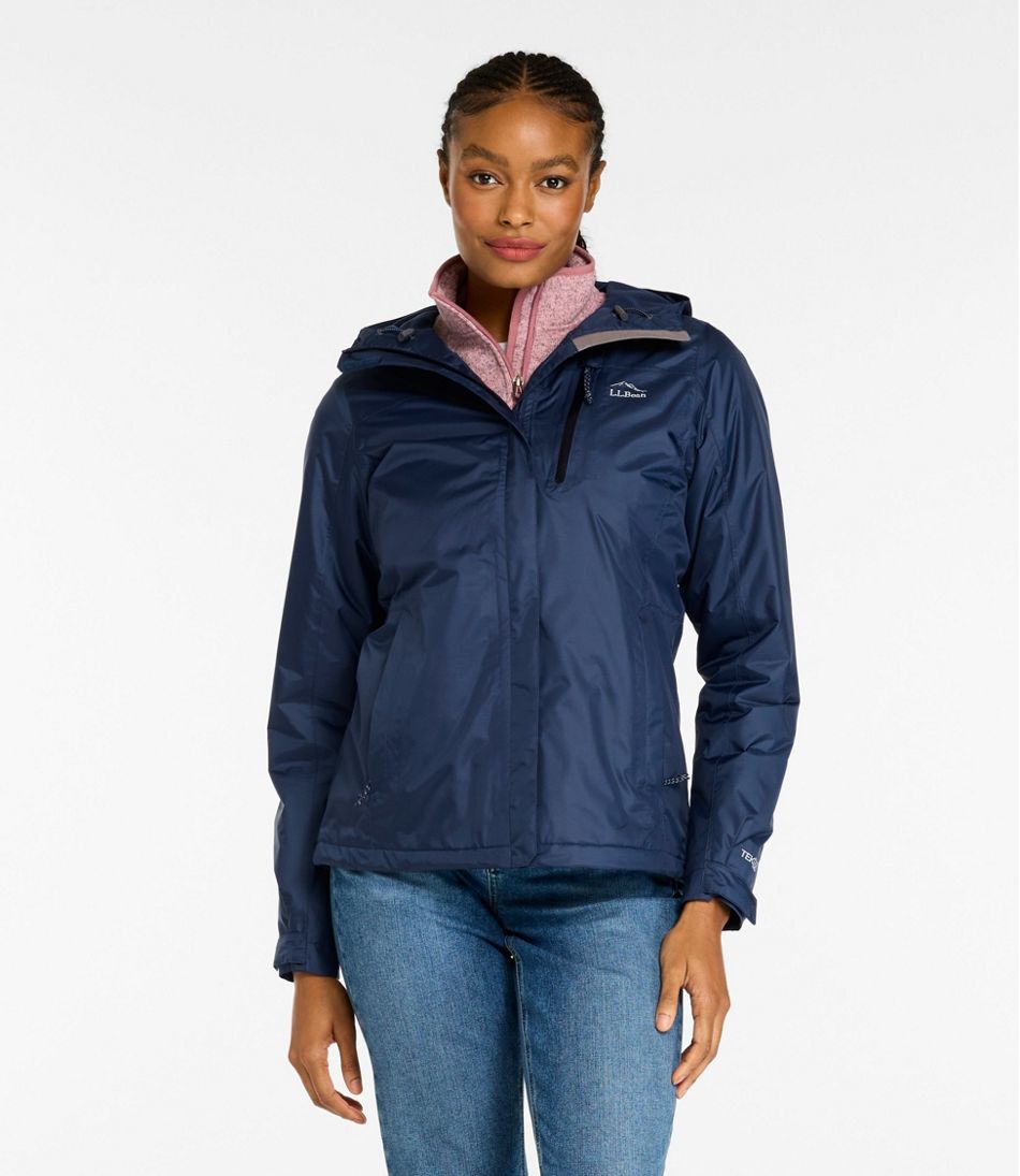 Women's Trail Model Rain Jacket, Fleece-Lined | L.L.Bean