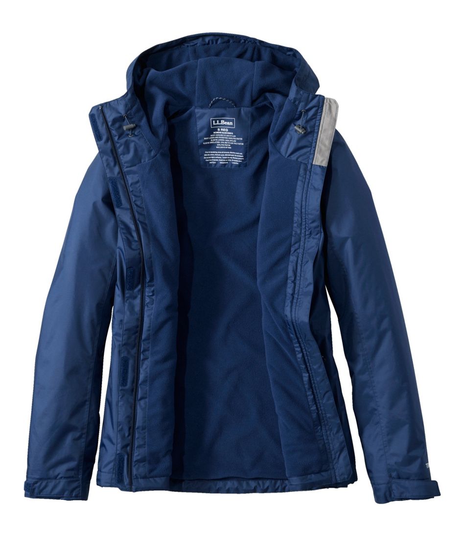 Women's Trail Model Rain Jacket, Fleece-Lined | L.L.Bean