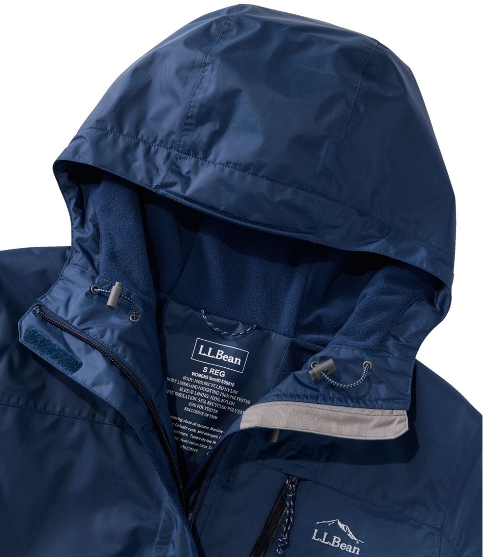 Women's Trail Model Rain Jacket, Fleece-Lined | L.L.Bean