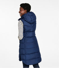 Women's Popham Puffer Long Vest | L.L.Bean