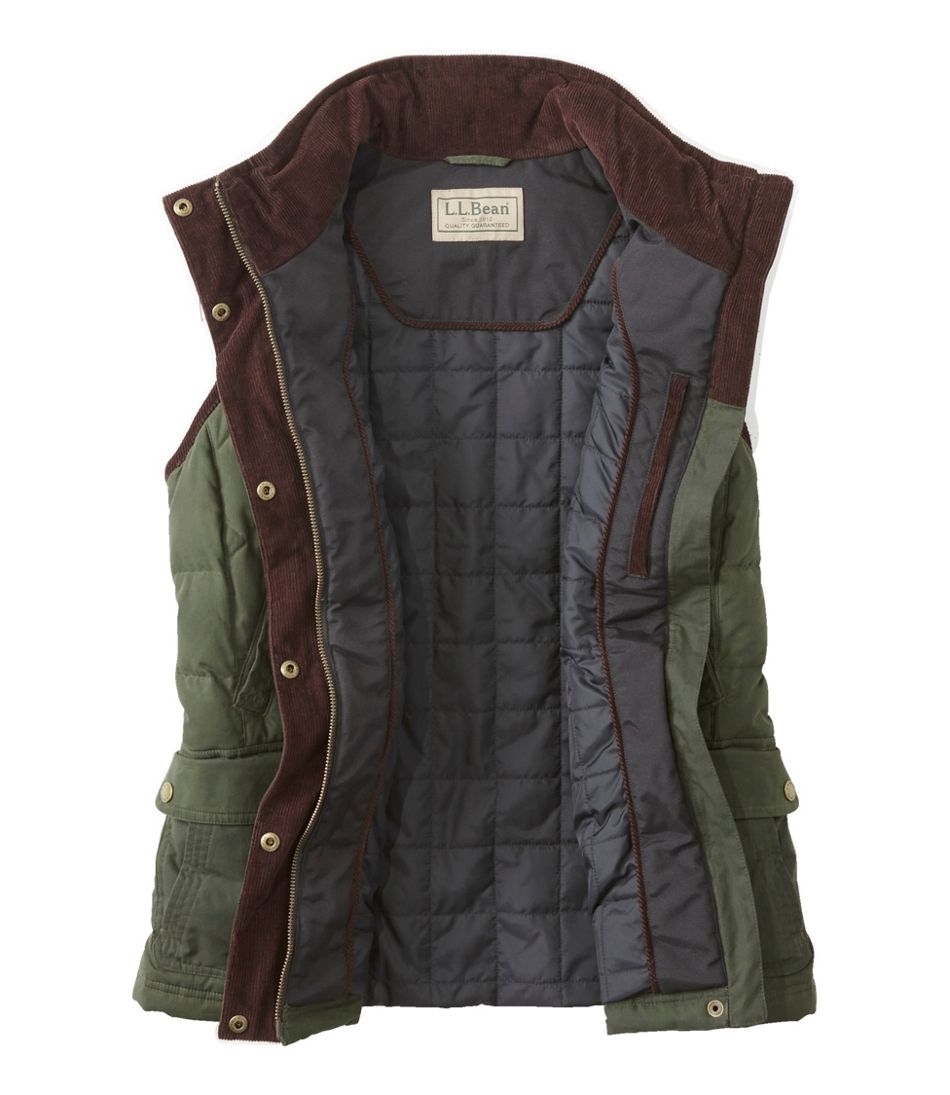 Women's Upcountry Waxed Cotton Down Vest | L.L.Bean
