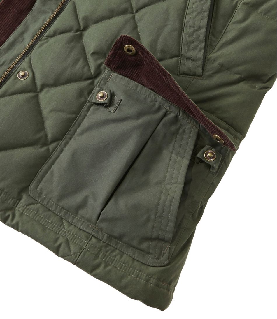 Women's Upcountry Waxed Cotton Down Vest | L.L.Bean