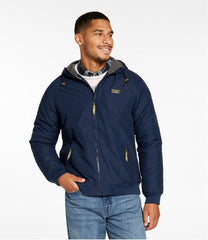 Men's Insulated 3-Season Bomber Hooded Jacket | L.L.Bean
