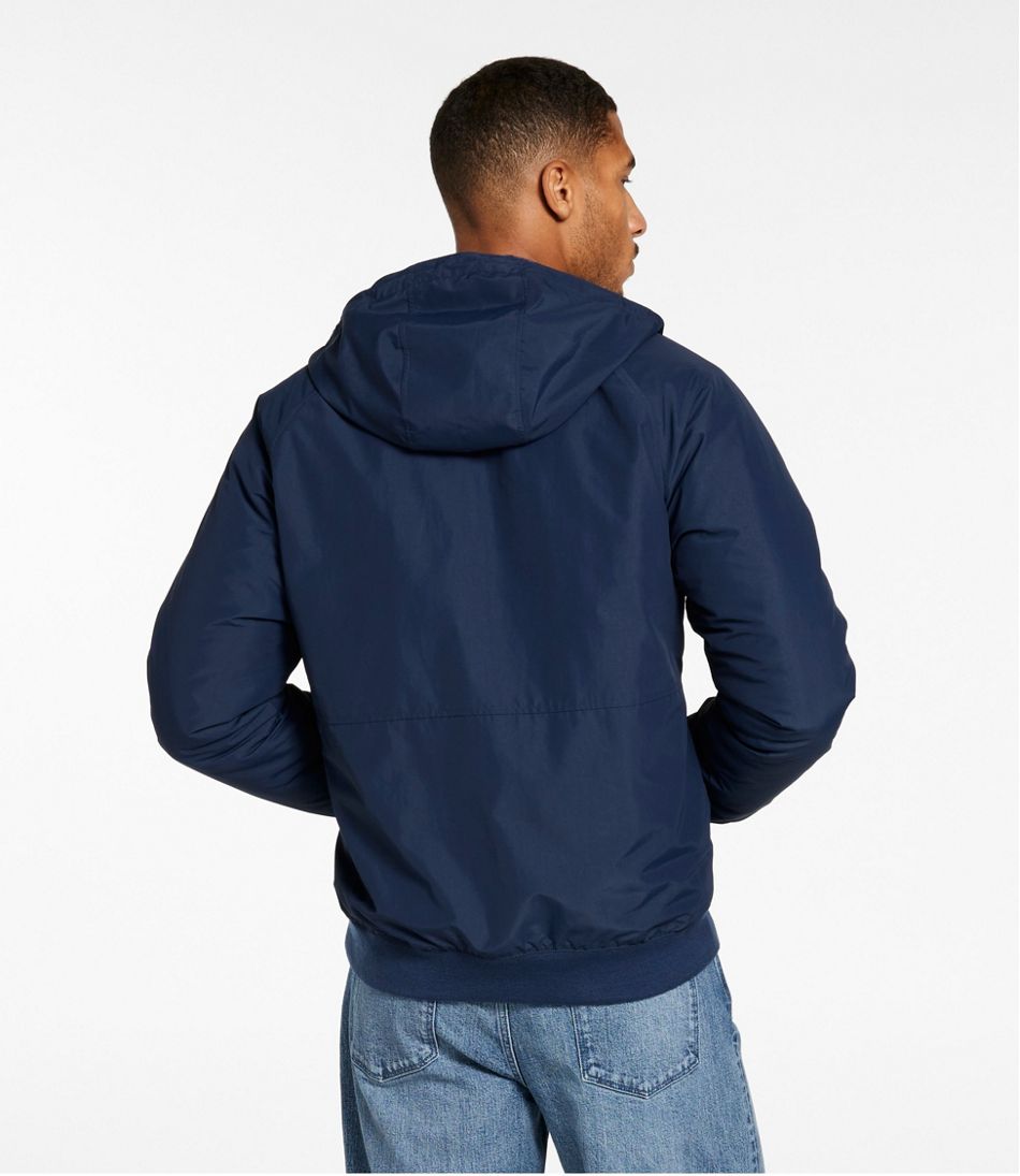Men's Insulated 3-Season Bomber Hooded Jacket | L.L.Bean