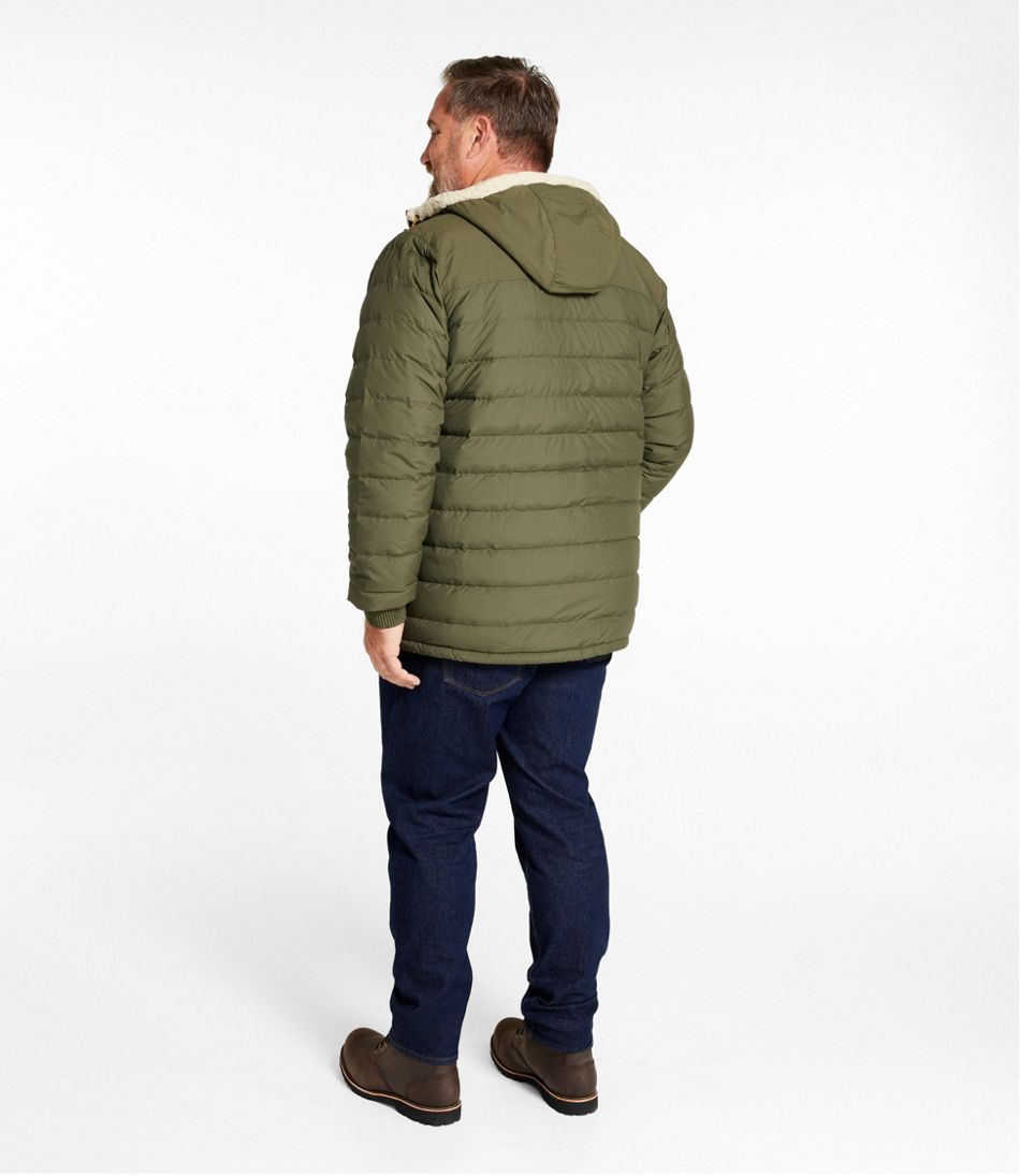 Men's Mountain Classic Down Hooded Jacket, Sherpa-Lined | L.L.Bean